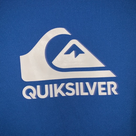 Quicksilver Performance Blue Long Sleeve Swim Shirt Men’s Size S-P-CH - Picture 2 of 4